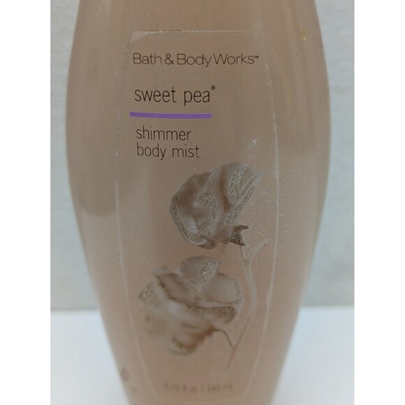 Bath & Bodyworks Sweet Pea Shimmer Mist Body Spray New HTG Glass Original Bottle - Picture 3 of 7